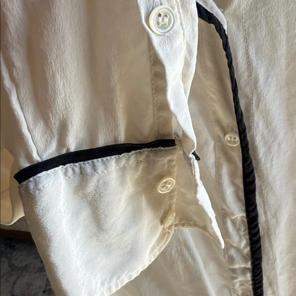 Jcrew silk button down blouse - Picture 6 of 10